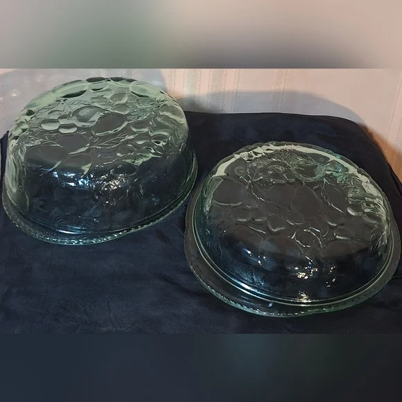 LIBBEY Green Glass Baking Dish with Lid - Picture 4 of 6